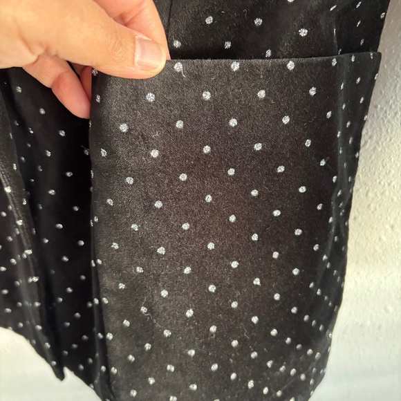 Zadig & Voltaire Black Visko Velvet Glitter Dots Blazer - Picture 2 of 14